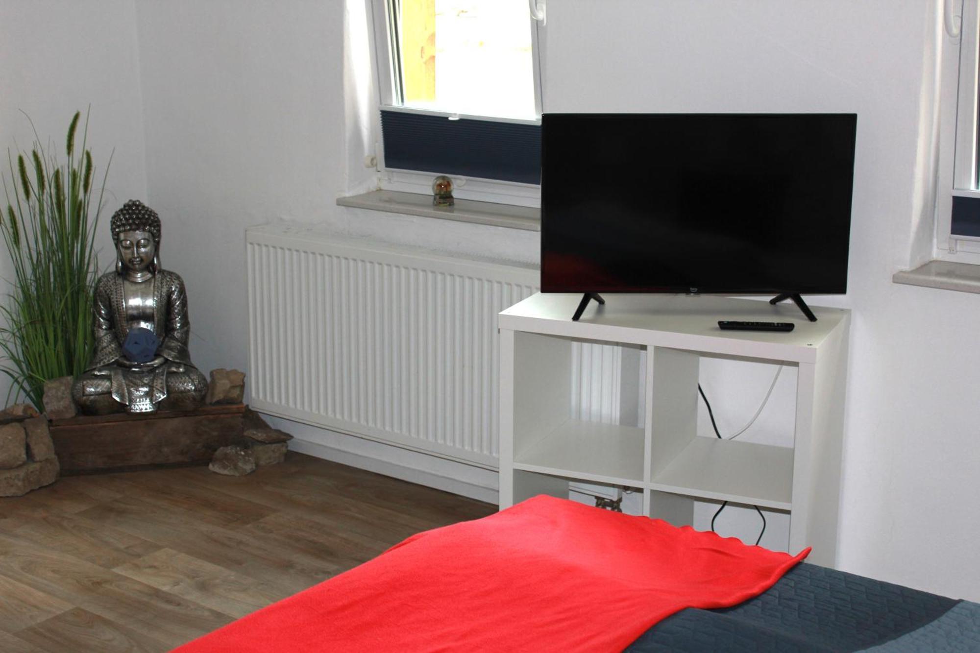 Fewo Im Lehm-Fachwerkhaus Erfurt Mit 3 Einzelnen Schlafzimmern Je Mit Tv Eksteriør bilde