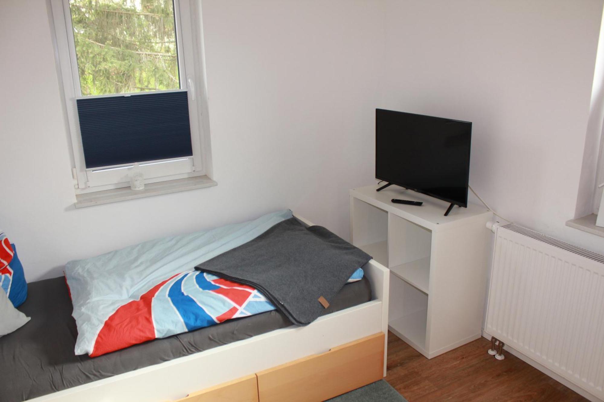 Fewo Im Lehm-Fachwerkhaus Erfurt Mit 3 Einzelnen Schlafzimmern Je Mit Tv Eksteriør bilde